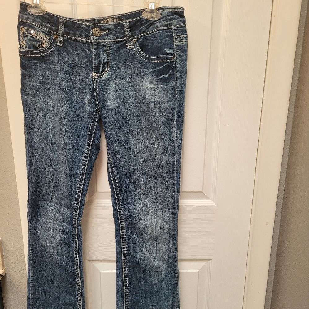 Premiere by Rue 21 Slim Boot Jeans in Excellent Condition Sz 5/6R
